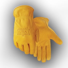 USA208 X-Large MADE IN USA Golden Stag Work Glove Heavy Duty Double Palm Glove