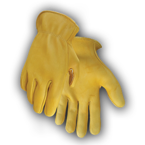 USA208 X-Large MADE IN USA Golden Stag Work Glove Heavy Duty Double Palm Glove